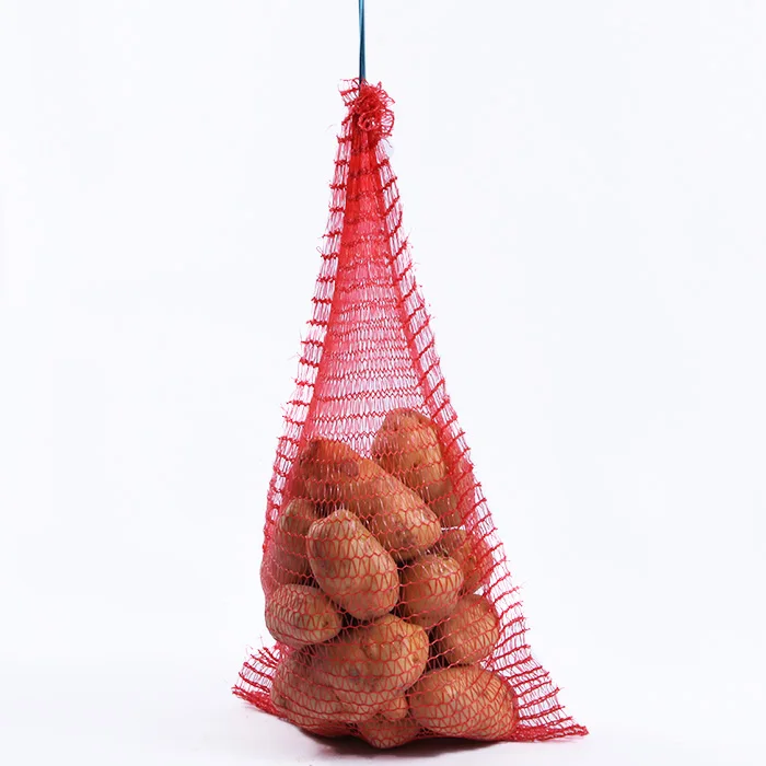 PE Onion Potato Agricultural Storage Bag Plastic Raschel Vegetables Packing Sack Net
