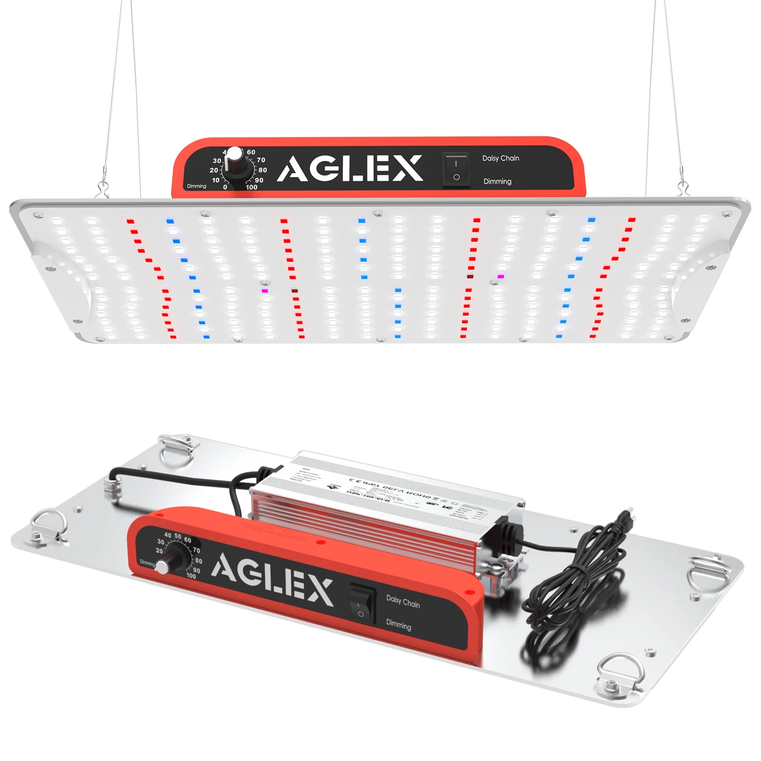 AGLEX Waterproof Dimmable Full Spectrum Quantum Panel 100w 200w 400w Led Grow Lights Board For Greenhouse Medical Plant