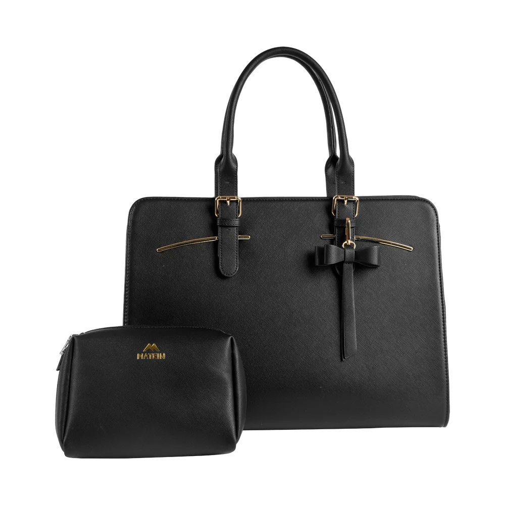 PU Leather Women Laptop Bag Purse Custom Woman Shoulder Bags Handbag Luxury Designer Tote Bag with USB