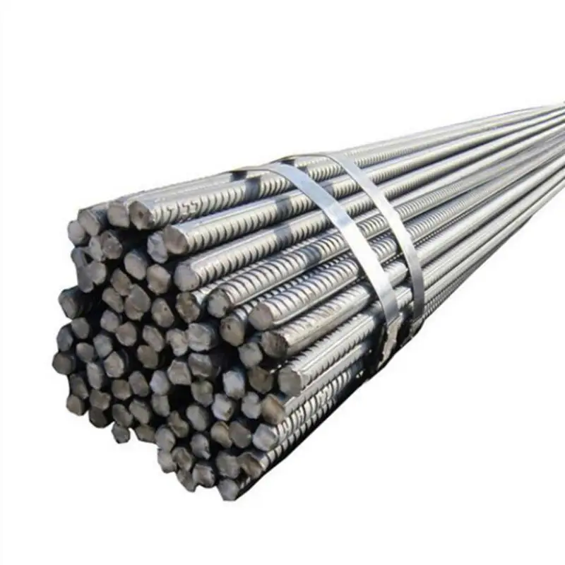 Grade 60 Ss400 S355 HRB335 HRB400 HRB500 Deformed Ribbed Reinforcement Steel Rebars