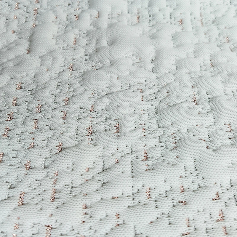 Haichun New pattern 100% Polyester Jacquard Waterproof Fabric Mattress Ticking Fabric for Pillow and Mattress Covers