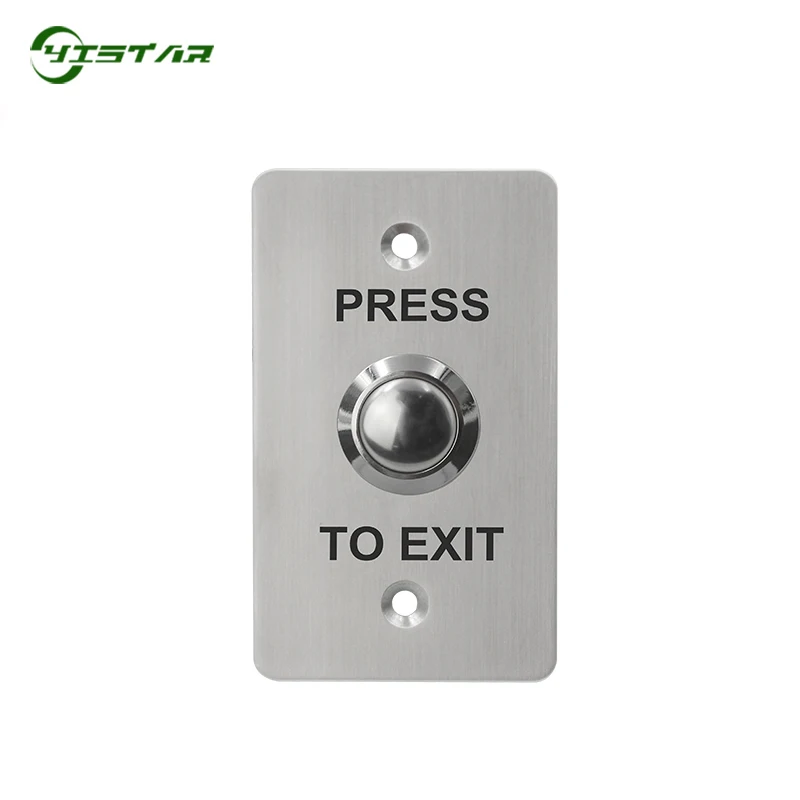 12V Stainsteel Steel Metal Exit Button Good Quality Push Door Exit Button Exit Switch Door Release Push Button