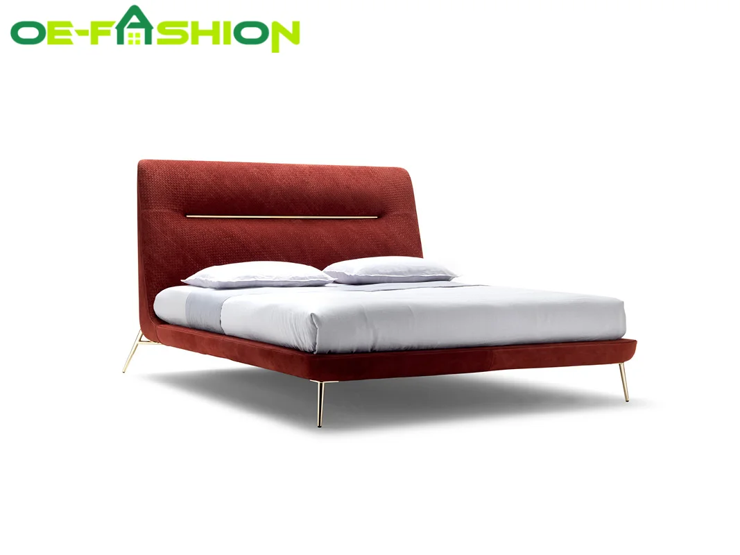 OE-FASHION Girls Bed Room Set Princess Pink Kids Queen Girls Bed Luxury Full Size Beds For Girls