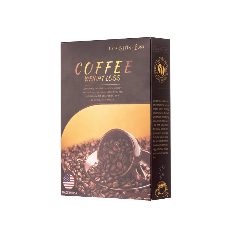 green organicweight loss coffee slimming private label gmp ganoderma max leptin black latte coffee weight loss