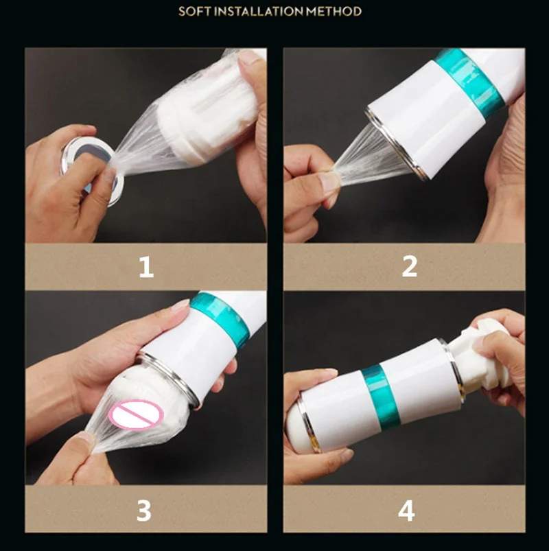 Double Channel Male Masturbator Cup Realistic Vagina Anal Pocket Pussy Masturbator Sex products, Adult Sex toys for men