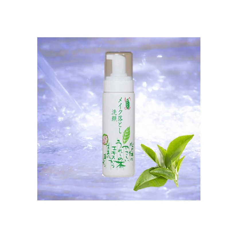 
Extremely lightweight green tea facial foam cleanser easy rinse off 