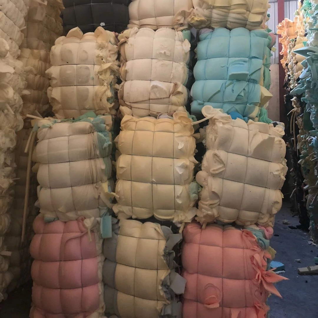 mixed color Furniture  Foam Scraps  Re-bond for mattress, Sofa, cushion