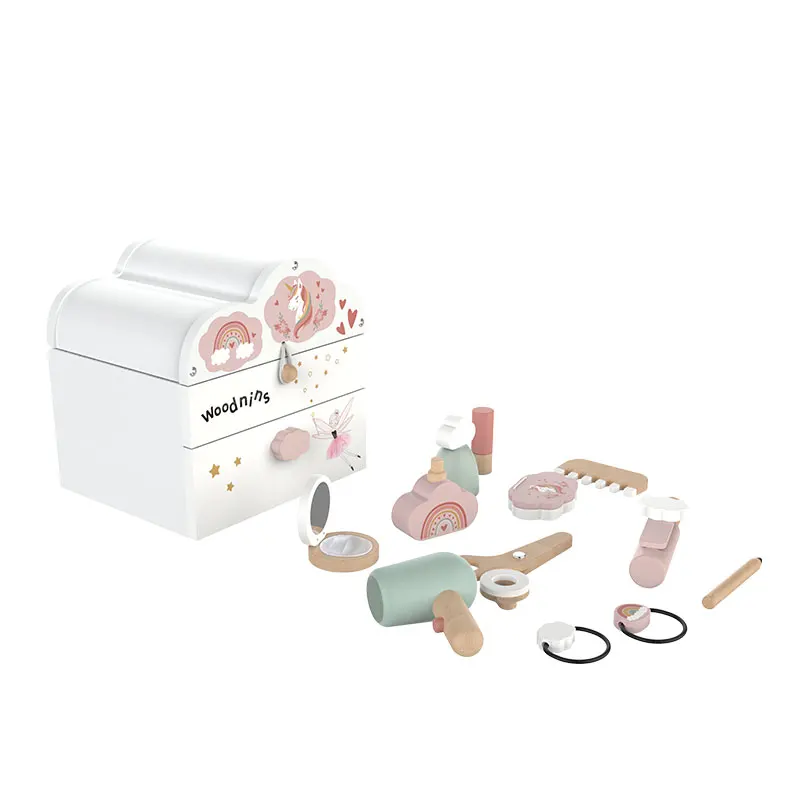 Детский деревянный мультяшный туалетный столик