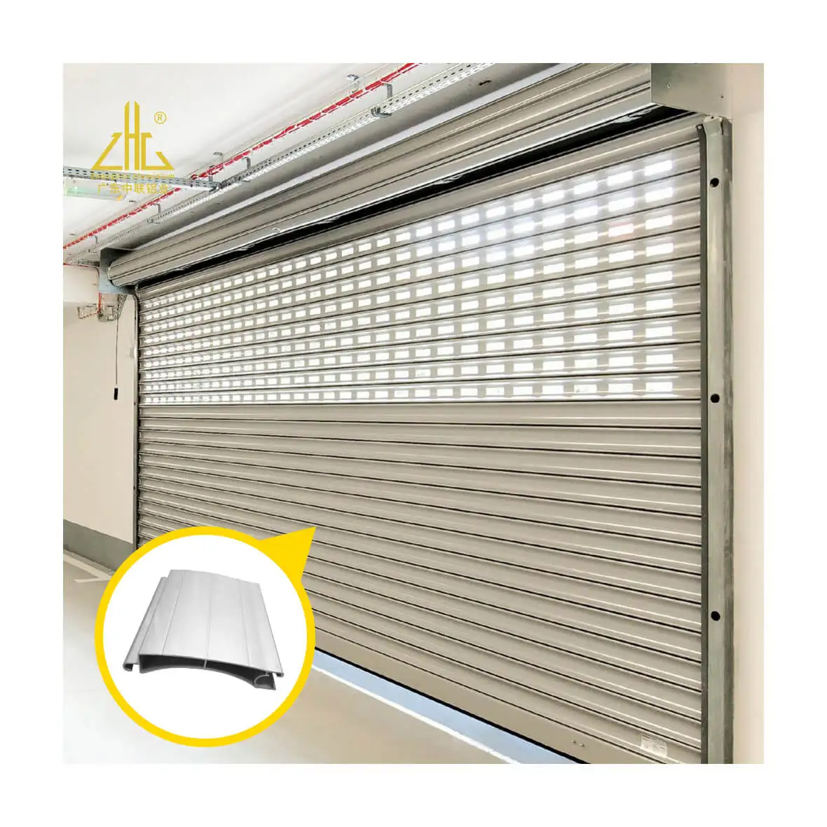 Innovative Electrophoresis Aluminum Rolling Doors for High-End Homes: 6061 & 6063 Materials, Combines Beauty with Strength