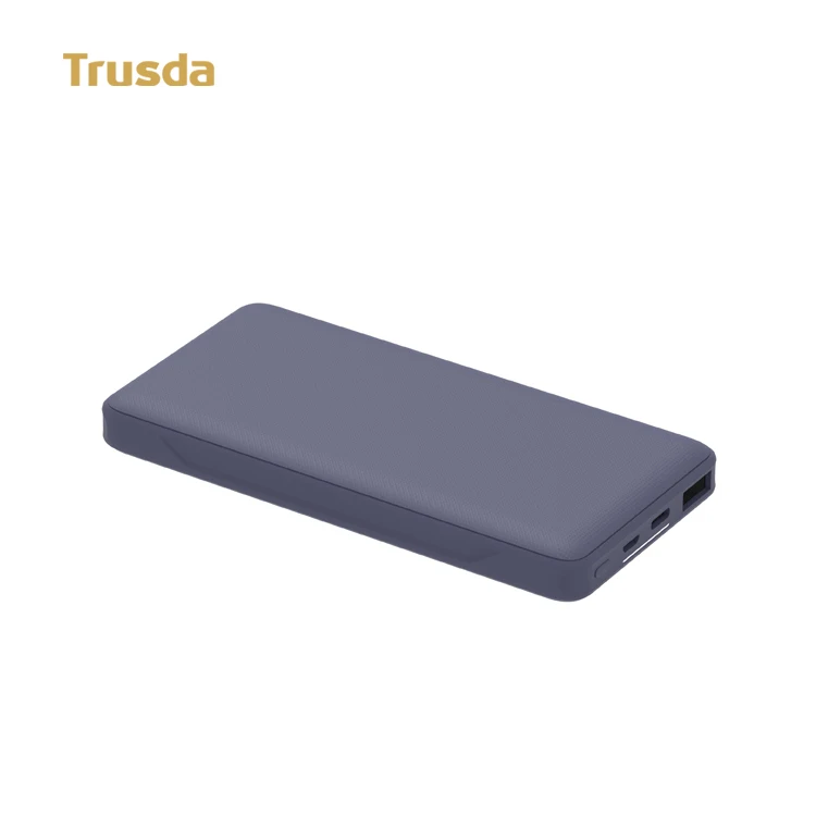 
TRUSDA ultra slim 10000mah PD 18W fast charge power bank dual output 5 colours for optional 