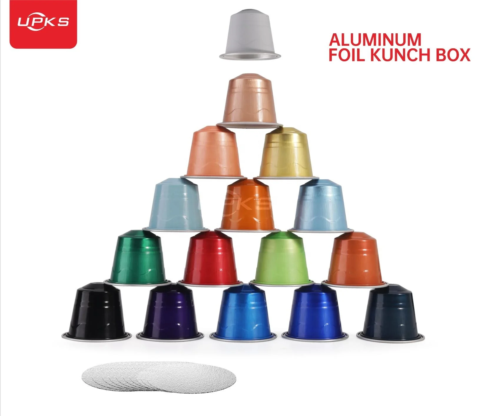 Environmentally friendly empty aluminum coffee capsule coffee manufacturer