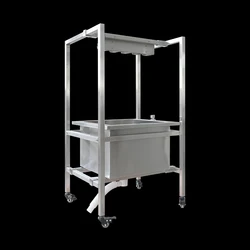 Portable Commercial Hospital Janitorial Unit Stainless Steel mop Sink