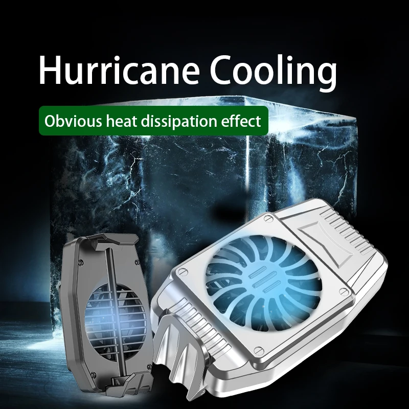 High quality semiconductor mobile phone cooling radiator fast cooling cooling fan suitable for pugb mobile phone clip bracket