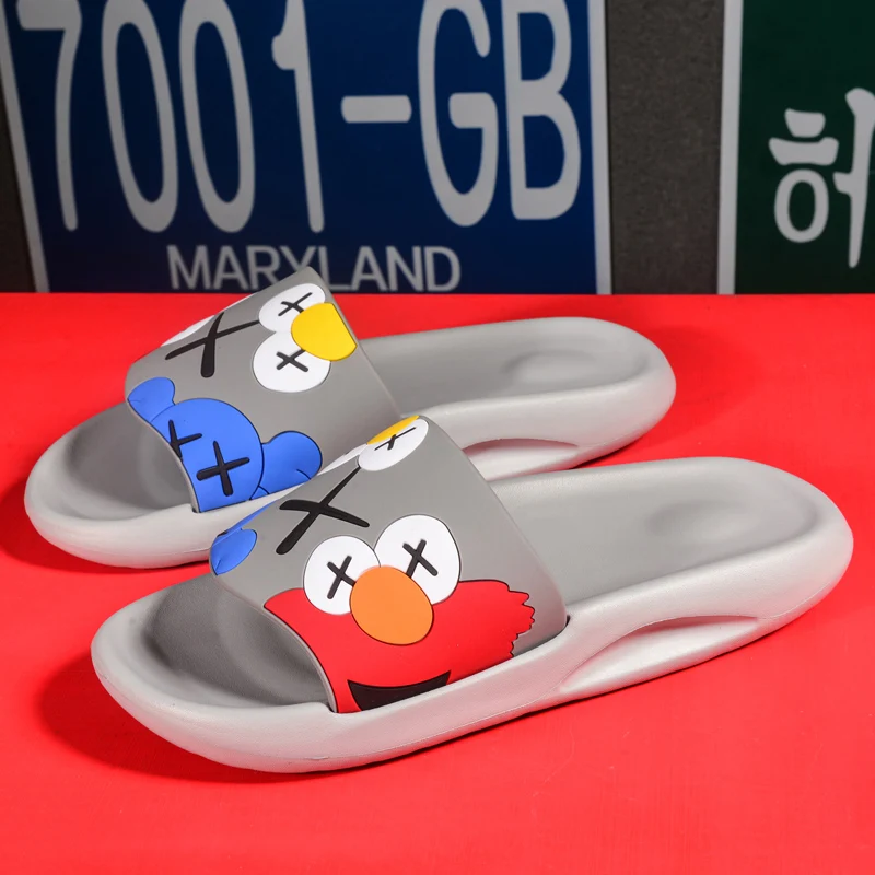 Горячая Распродажа, недорогие модные тапочки на заказ для улицы, тапочки для мужчин, сланцы, мужские Тапочки