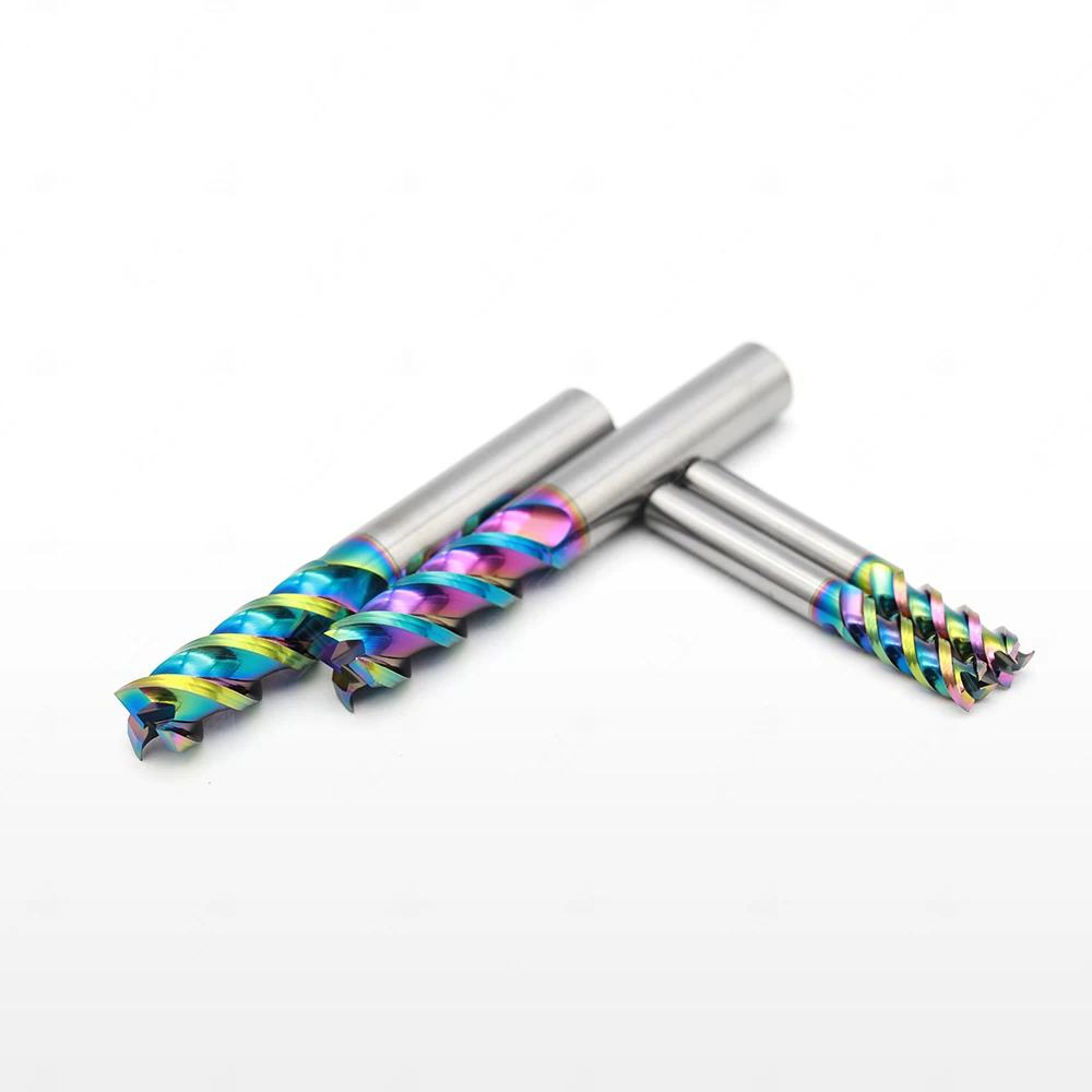 CNC machine carbide milling tool end mill aluminum router bits for hrc55 workpiece processing