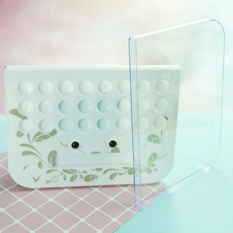 
new Cheap solid fashion contact lenses showcase function contact lens display with fake eyes with tweezer zs02 