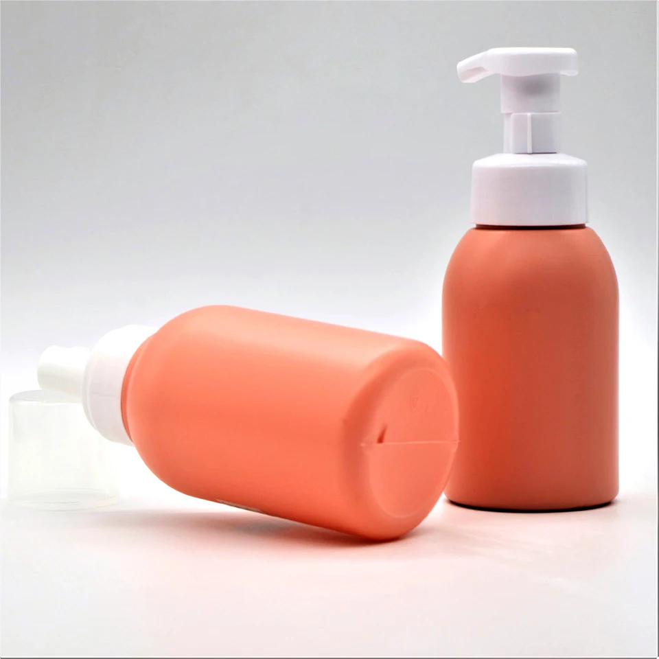 200ml 250ml 300ml Empty skincare facial cleanser recyclable bottles cosmetic plastic foam soap dispenser foaming pump bottle