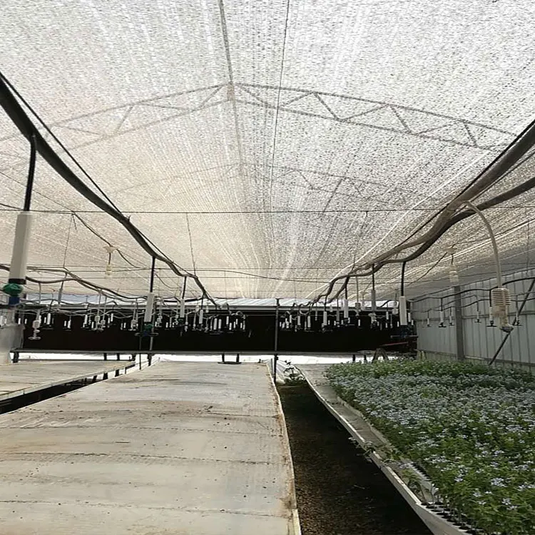 Aluminum net  Garden Shade Cloth 90% UV 4 x 6 m Sunblock Silver Reflective Shade Cloth