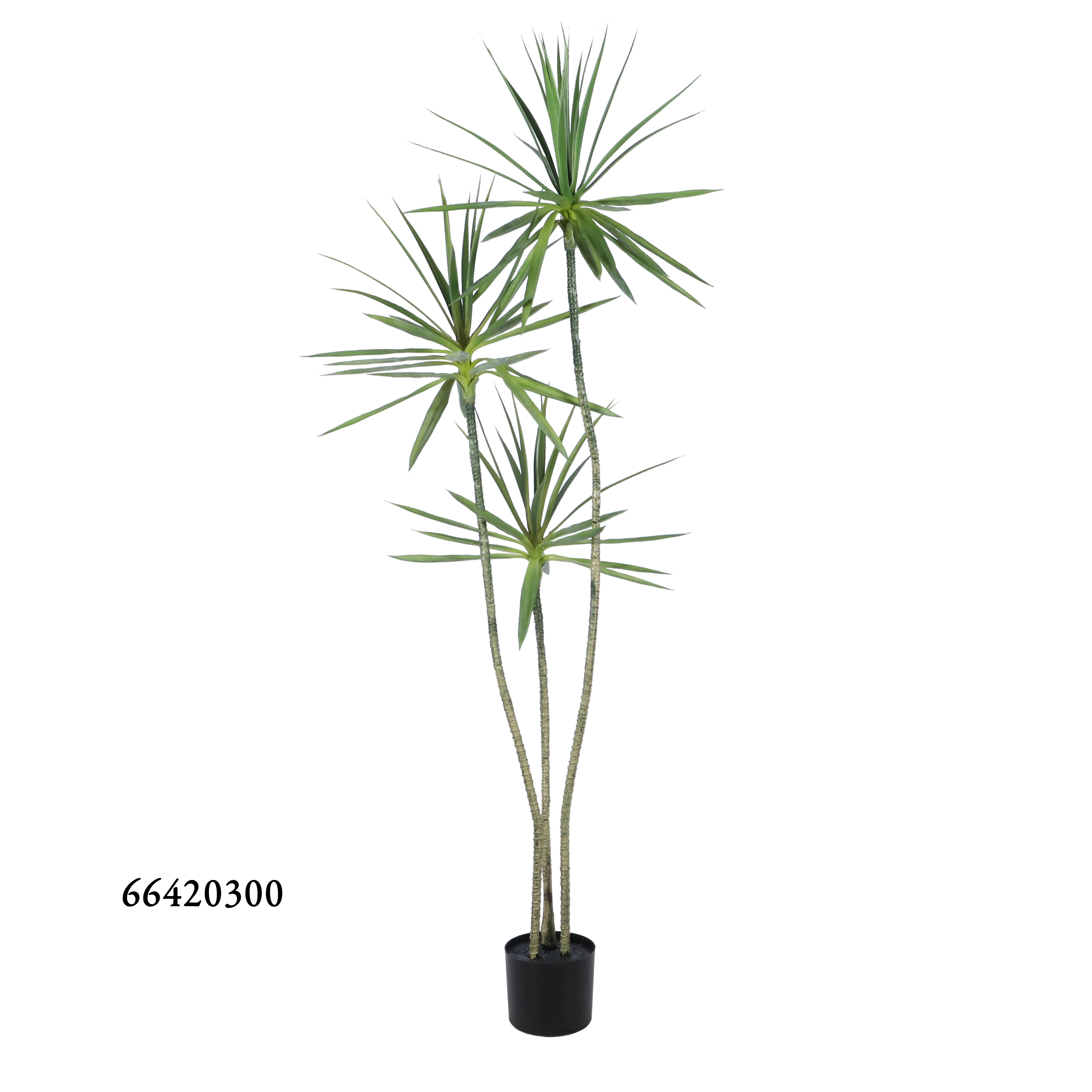 Hot Sell Real Touch PE Artificial Tree Tropical Yucca Tree Artificial Dracaena Tree for Garden Landscaping & Decking