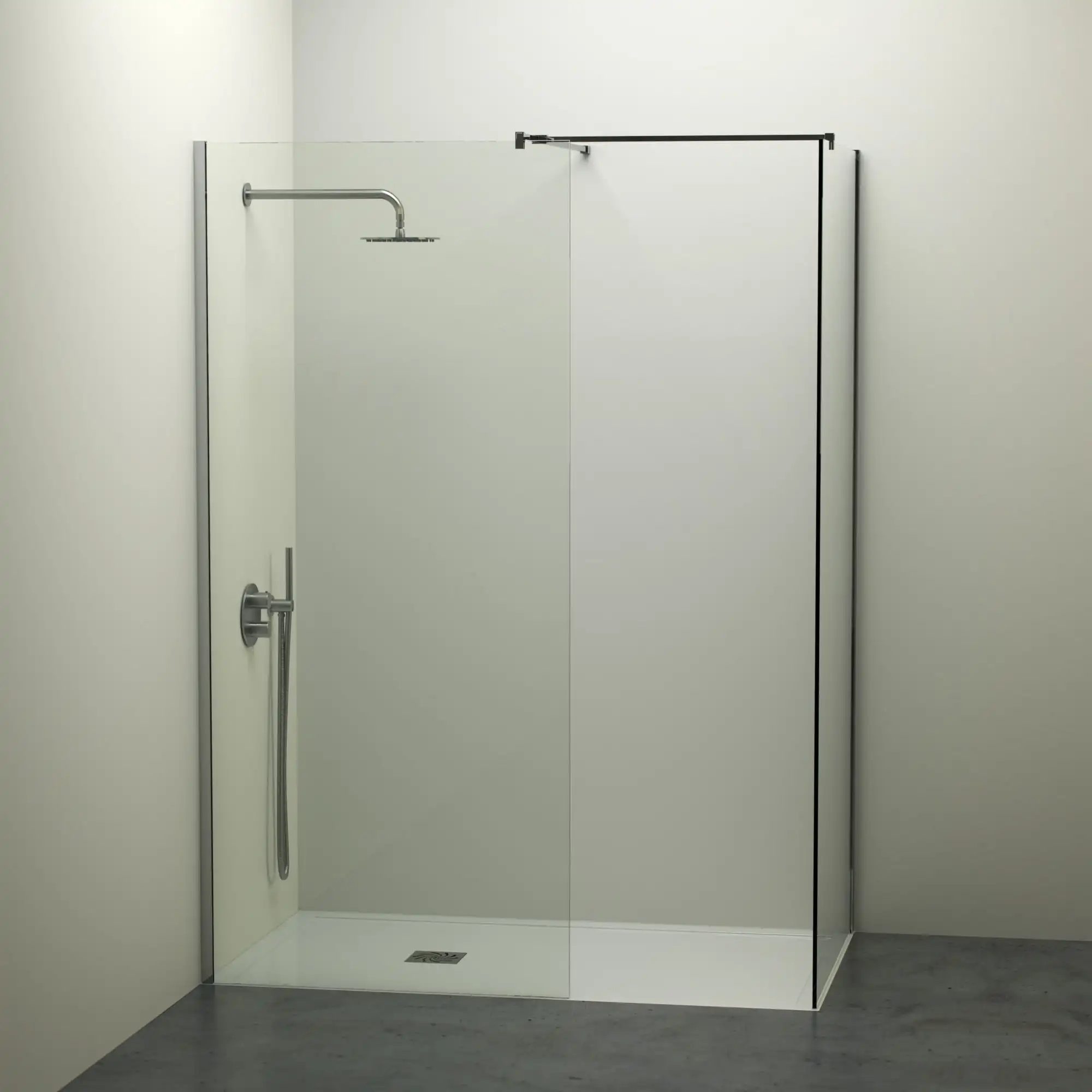 Hotel Wholesale Factory Price Customizable Sliding Tempered Glass Shower Enclosure