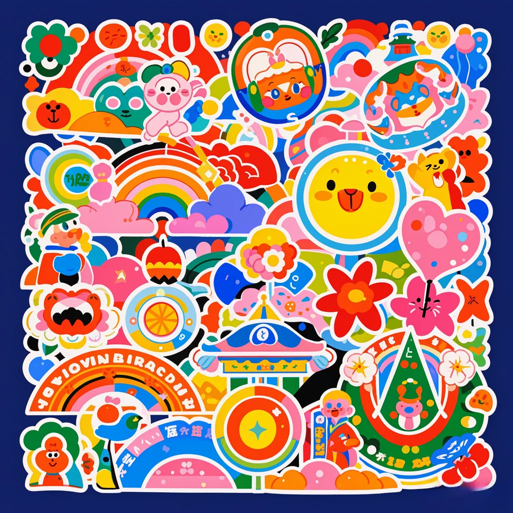 Animal Stickers For Children Girls Notebook Scrapbook Book Bottle Decorative Stickers Pack