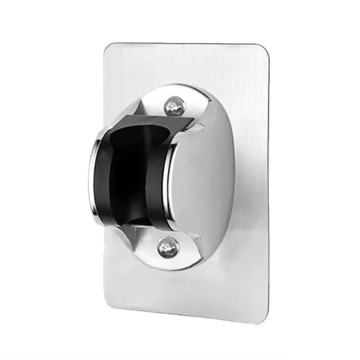  No Drill Easy to install Firm Self-adhesive Universal Bathroom Wall Mount Handheld Shower Head