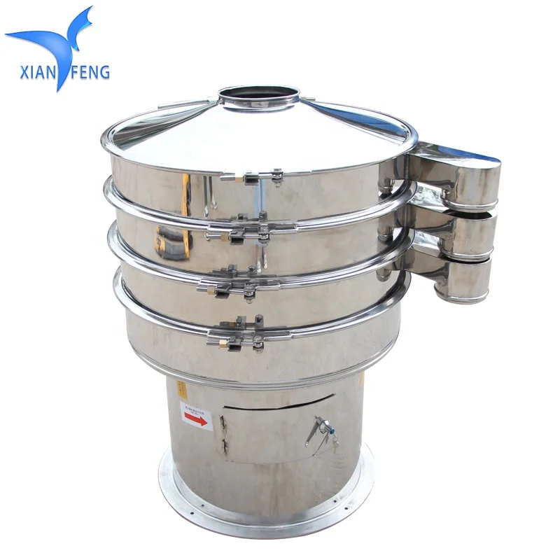 professional sugar processing machine rotary vibrating sieving screen