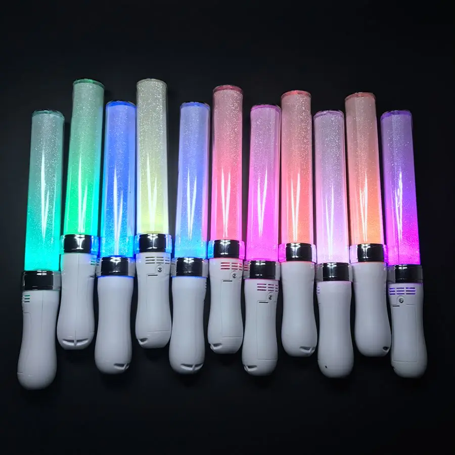 K-pop Custom Logo Brand Cheering Wand Lightstick Glow LED Light Stick With Remote DMX Controller For Events Concert Party Sport