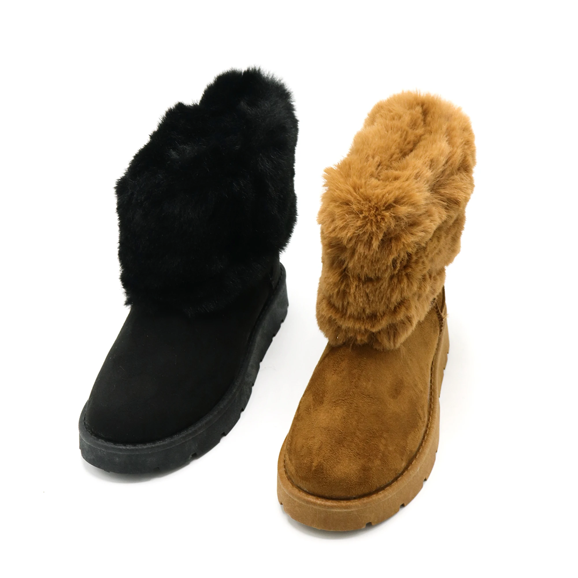 High Quality Unisex Snow Boots Brown Winter Shoes with Waterproof Feature for Adults and Children