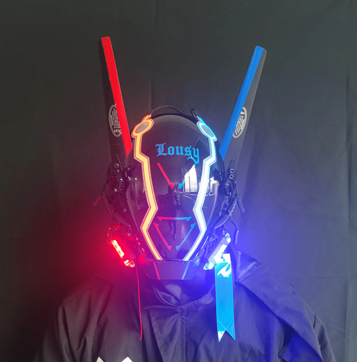 Guangzhou Namchi Hot Sale Amazing Robot Helmet Led Change Face Costumes Robotic Cosplay Costume Cosplay Suits