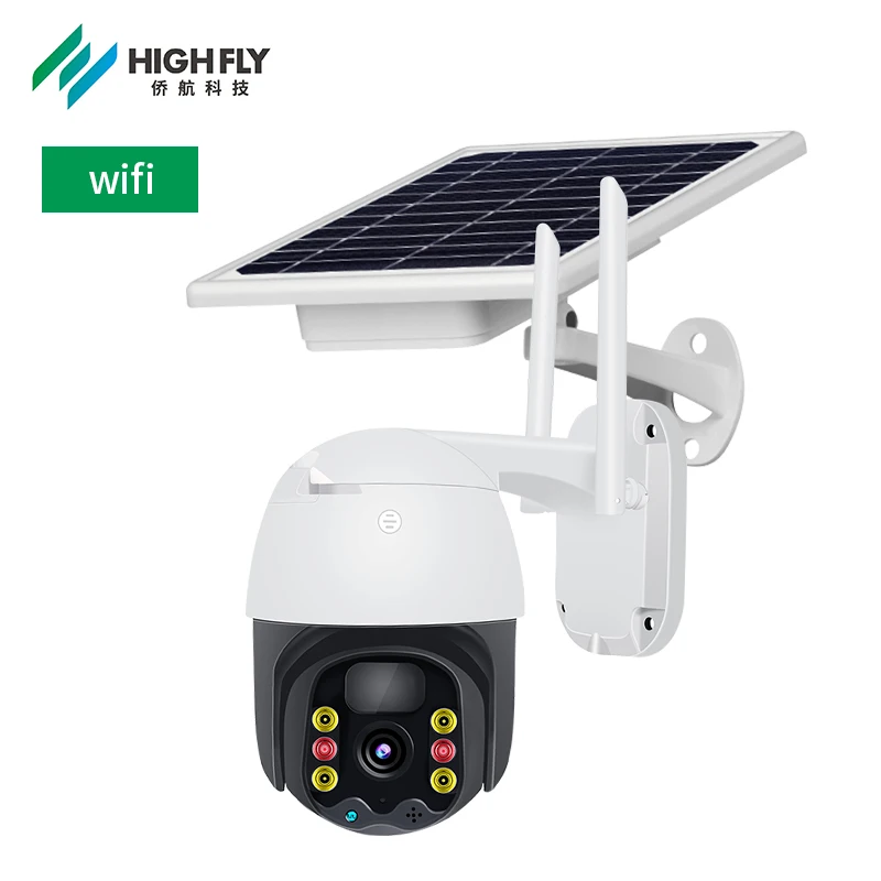 PIR Motion Sensor Night Vision Outdoor Wifi Cctv Camera 360 Degree Two Audio