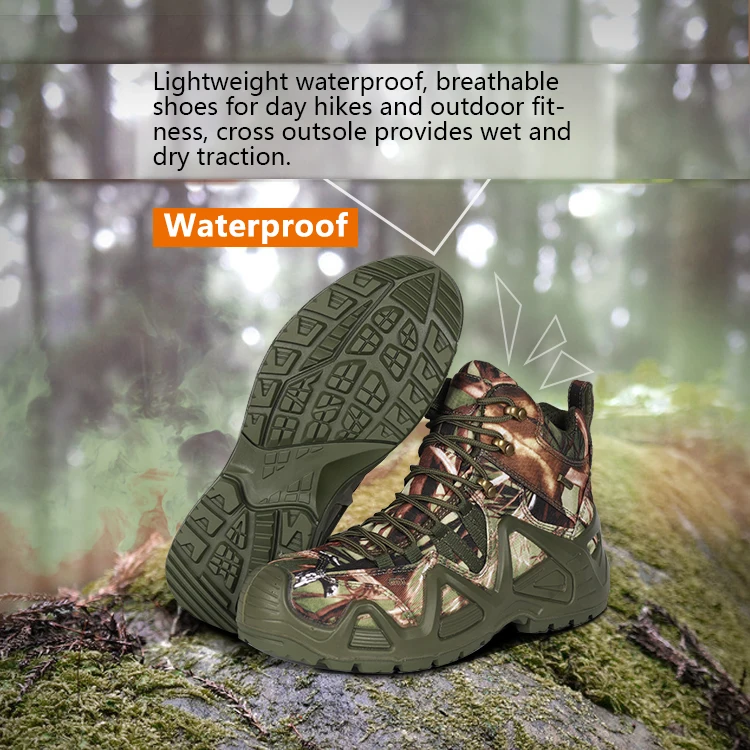
High quality winter hunting boots lightweight breathable shoes men outdoor shoes 