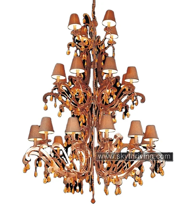 art deco wrought iron chandelier vintage
