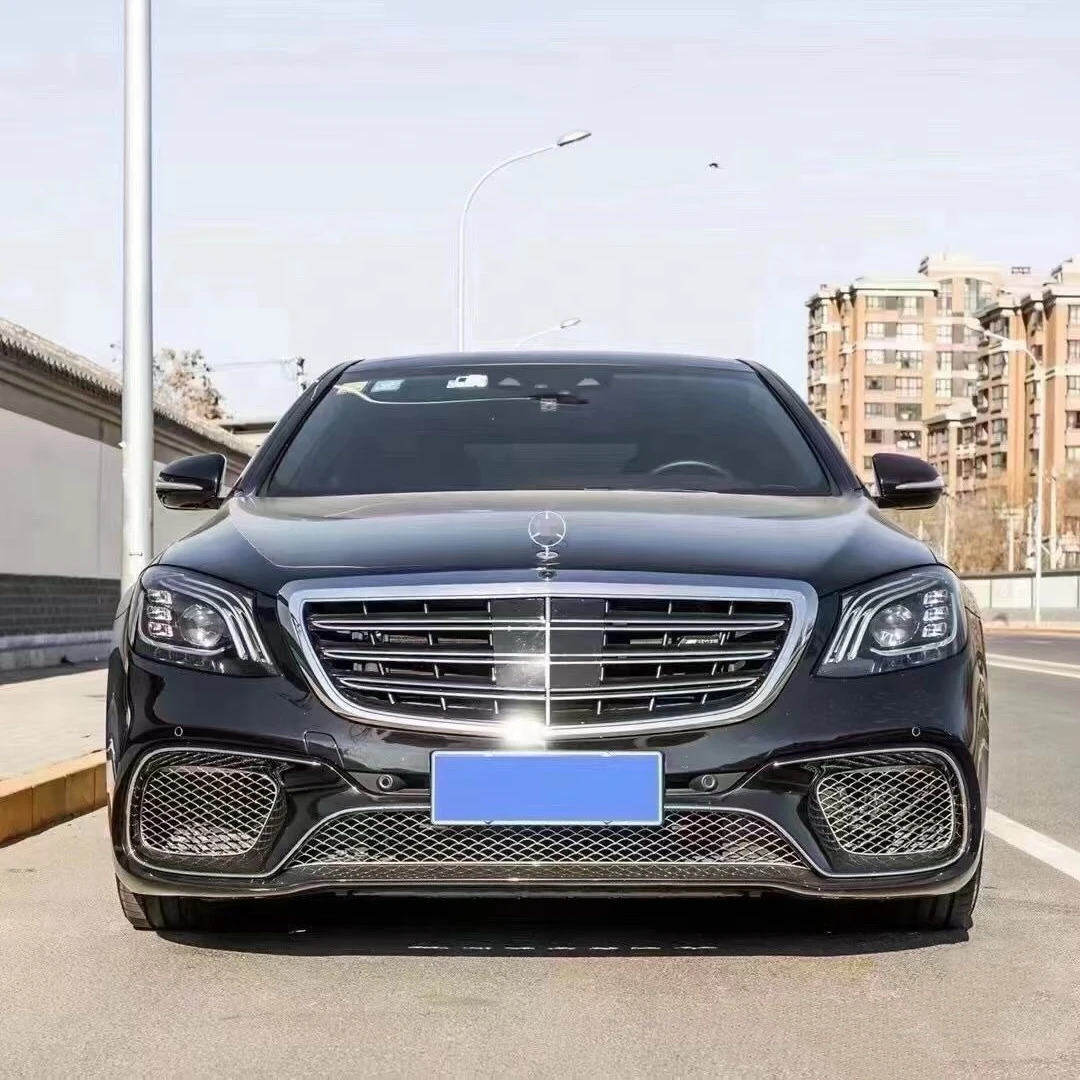 Full Body Kit for Mercedes Benz W221 S Class Facelift to W222 S S65 AMG Style Bodykit