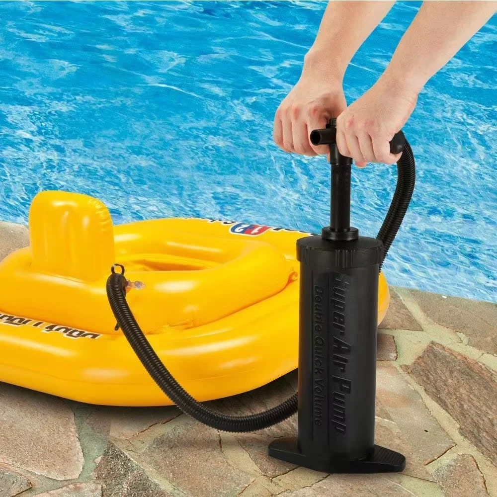 Hot sale  double action hand pumps modern air hand pump for outdoor inflatable air bed swimming pool float ring sofa baby
