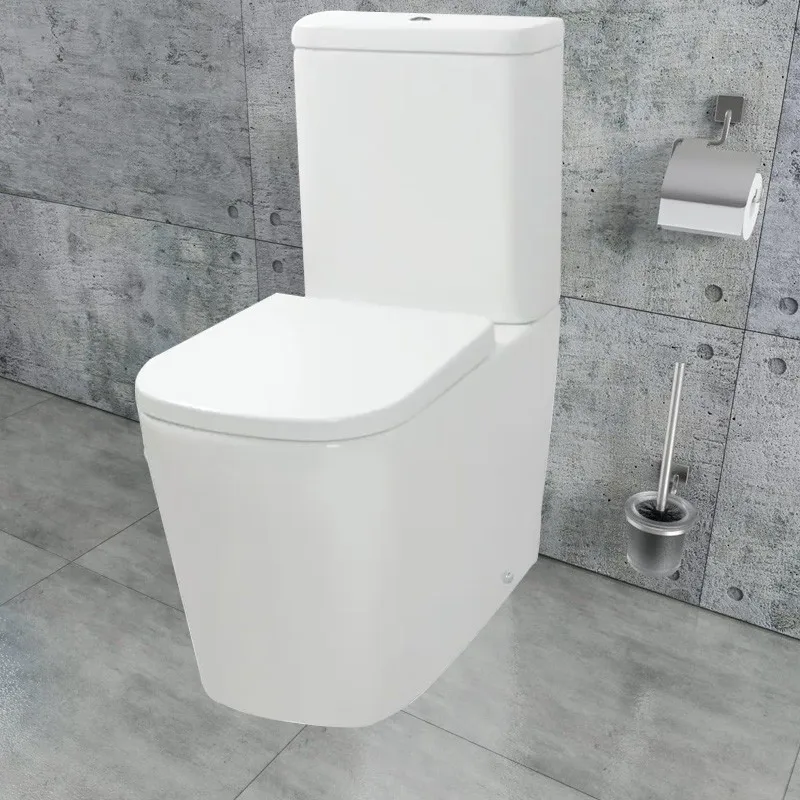 White lavatory toilette wc pan dual flush ceramic floor mounted sanitary ware luxury vanity washroom design toilet and shower