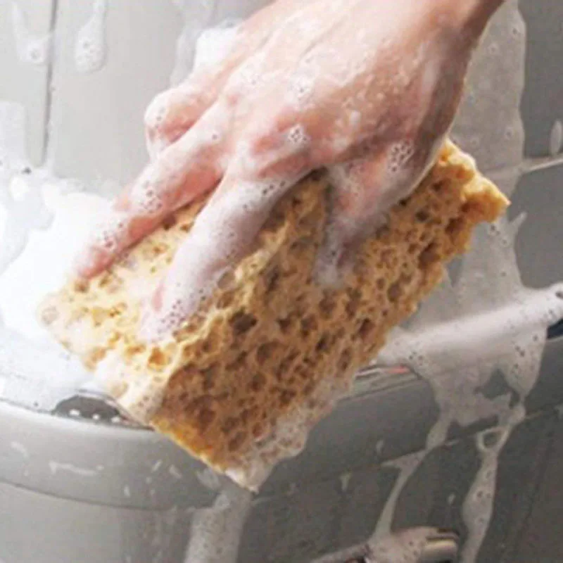 Wholesale Yellow Car Cleaning Wax Sponges Car Polish Wax Foam Sponges Pads for Car Cleaning  Sponges