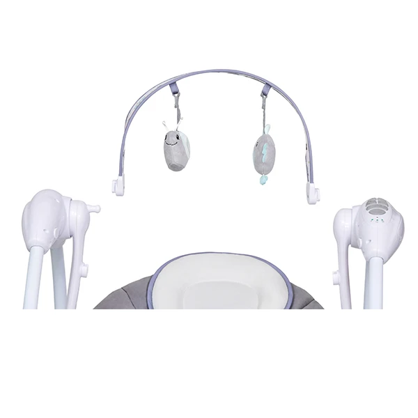 European Standard Wholesale Multi Functional Electric Baby High Swing Chair for Baby Feeding Pink Green Nice White