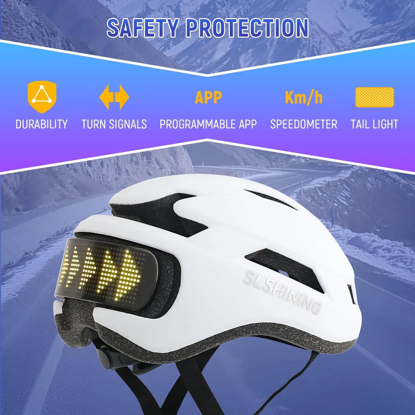 Funny Cycle Mtb Cycling Sport LED Helmets Light Electric Bicycle Dirth Bike Helmet for Adult Men Premium