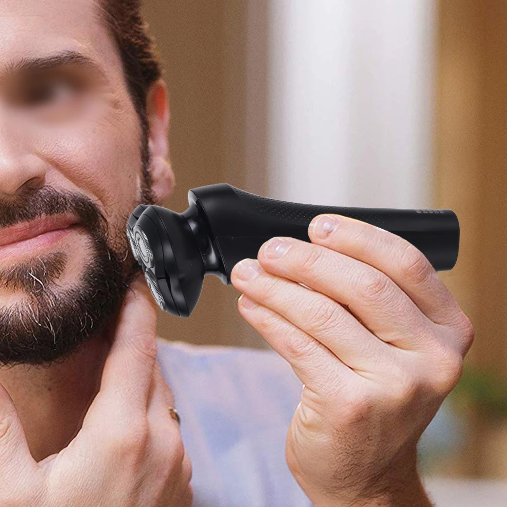 WINNING STAR 5w Usb Rechargeable Electric Shaver ST-5686 Waterproof Triple Blade Shavers for Men With Brush