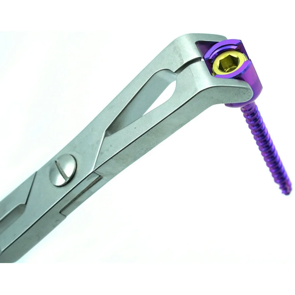 China Manufacture Spinal Fixation System Monoaxial Pedicle Screws Orthopedic Surgical Spine Implants