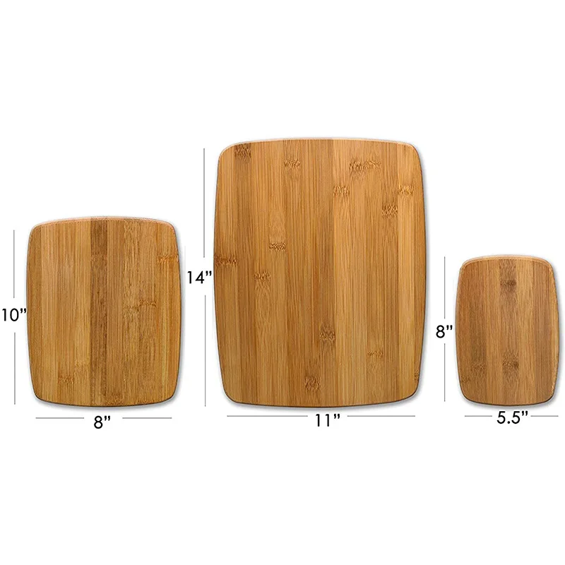 Factory Sale Various Widely Used Kitchen Bread Pizza Organic Bamboo Chopping Cutting Board