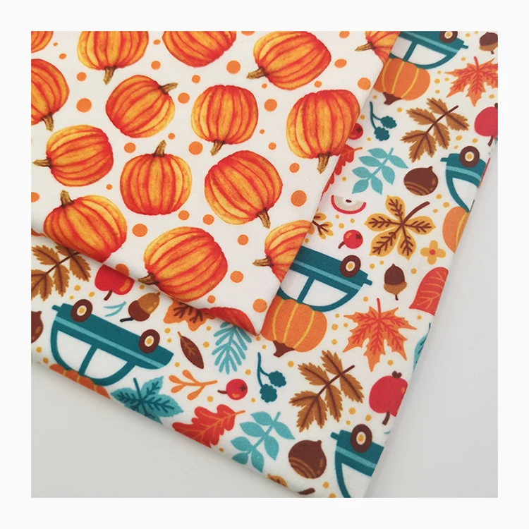 NO MOQ Polyester knit custom fabric printing stretchy dbp double brushed poly fabric