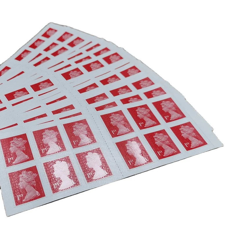 
Manufacturers provide customized design royal mail stamps Booklet postage stamp paper 