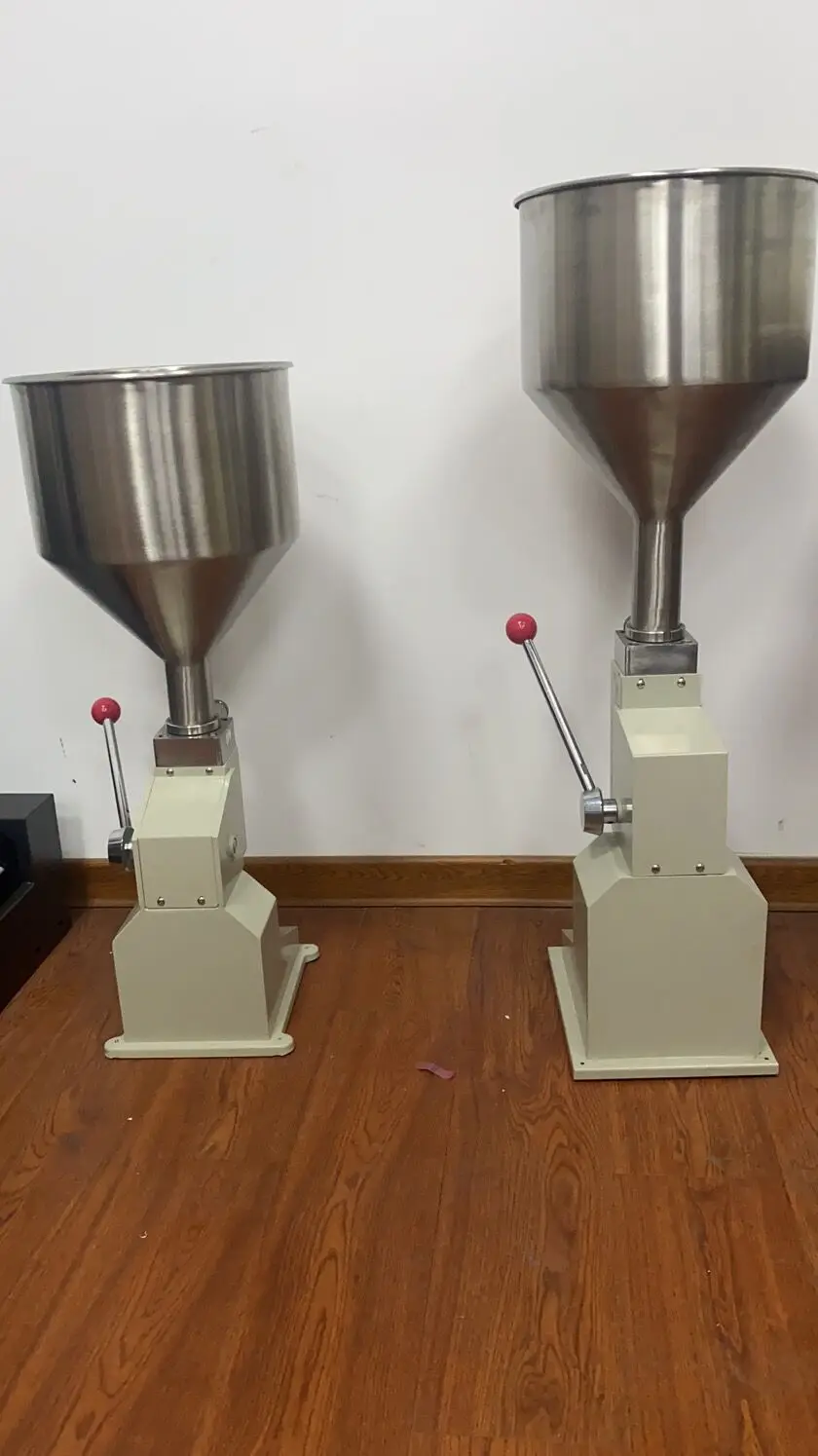 A03 115ml Manual Liquid And Paste Filler Cosmetic Shampoo Cream Bottle Filling Machine
