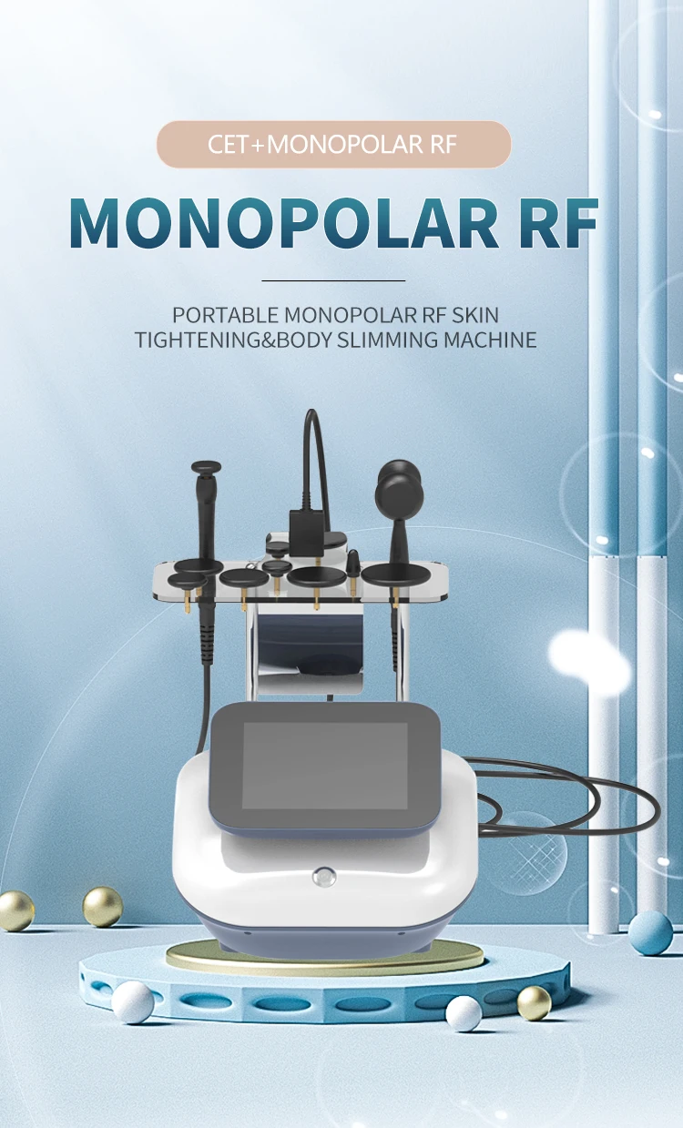 Professional CET RET Radio Frequency RF Body Care Weight Loss Fat Removal Monopolar Rf Machine Beauty Machine