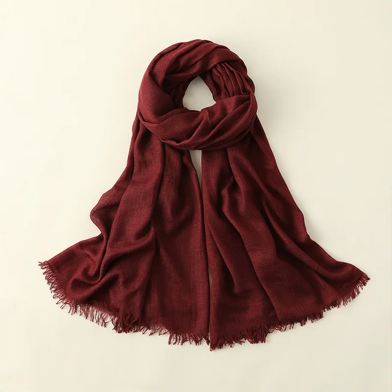 2022 cheap hijab gold stamp women scarf Plain cotton and linen shawl scarves for ladies neck long shawl wraps bandana foulard