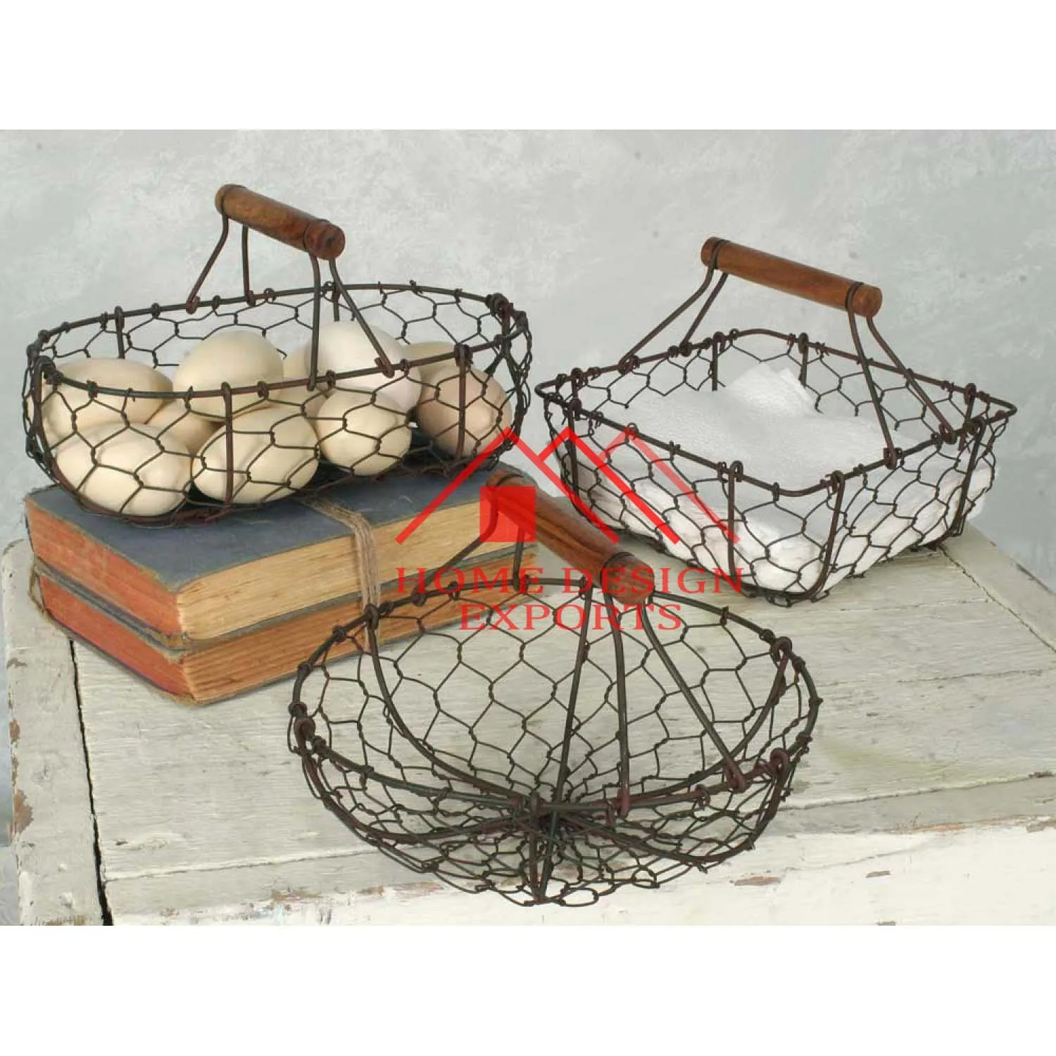 Metal Basket for Kitchen Use Home Use Restaurant and Bar Storage Baskets Iron Steel Square Black Home Utility Organizer