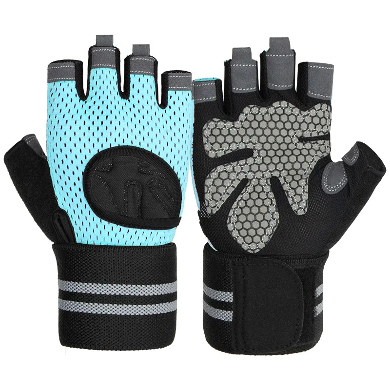 Customized Logo Gym Weightlifting Wholesale Fitness Neoprene Weight Lifting Workout Gloves Customized Logo Gym Gloves