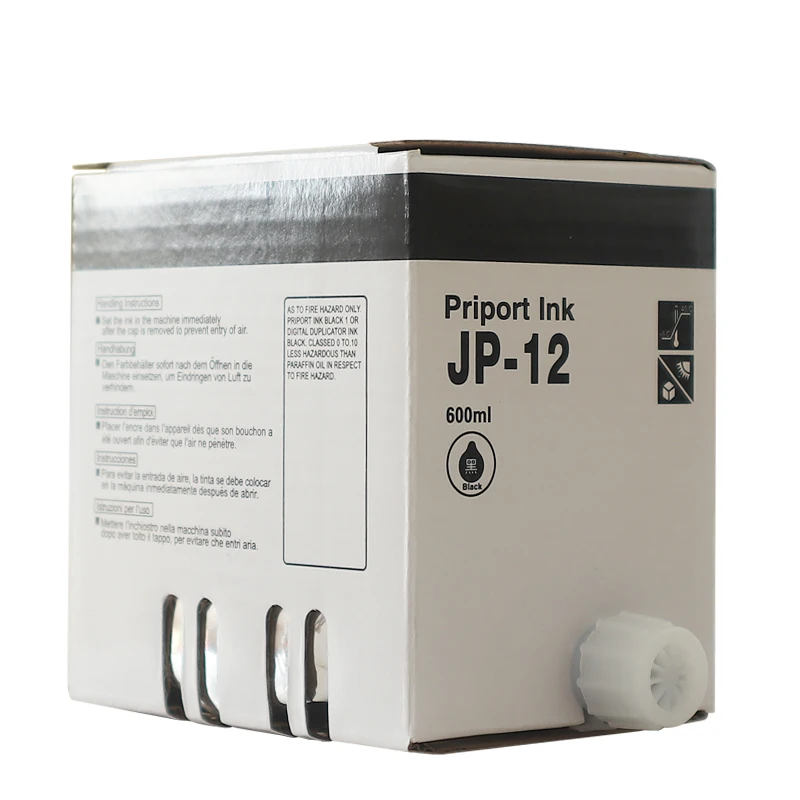 JP12 JP-12 Priport ink compatible for Ricoh JP-1250 1260 2800 2810 3000 3800 3810 1010 JP-12 Duplicator ink